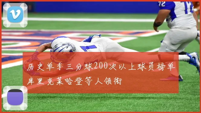 历史单季三分球200次以上球员榜单库里克莱哈登等人领衔